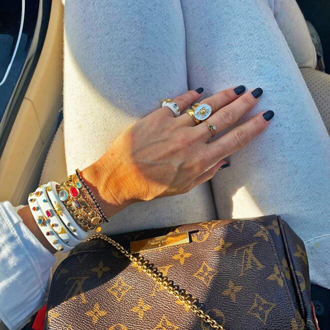 Anel Do Sol Esmaltado