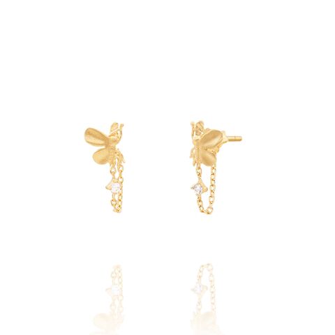 Brincos Mini Borboleta Tatoo