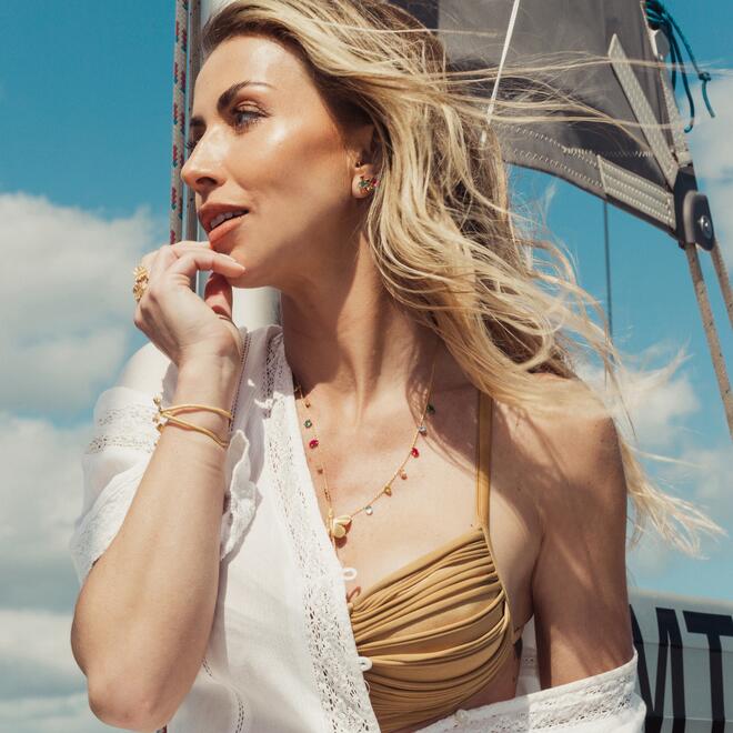 Colar Comprido Borboleta Tatoo